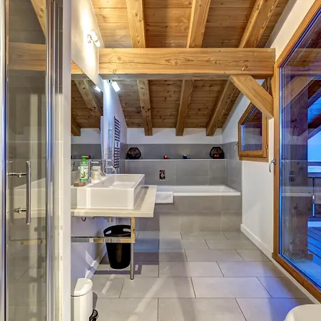 Chosalets - 200m2 Cheminee Jacuzzi Sauna Vues Chalet